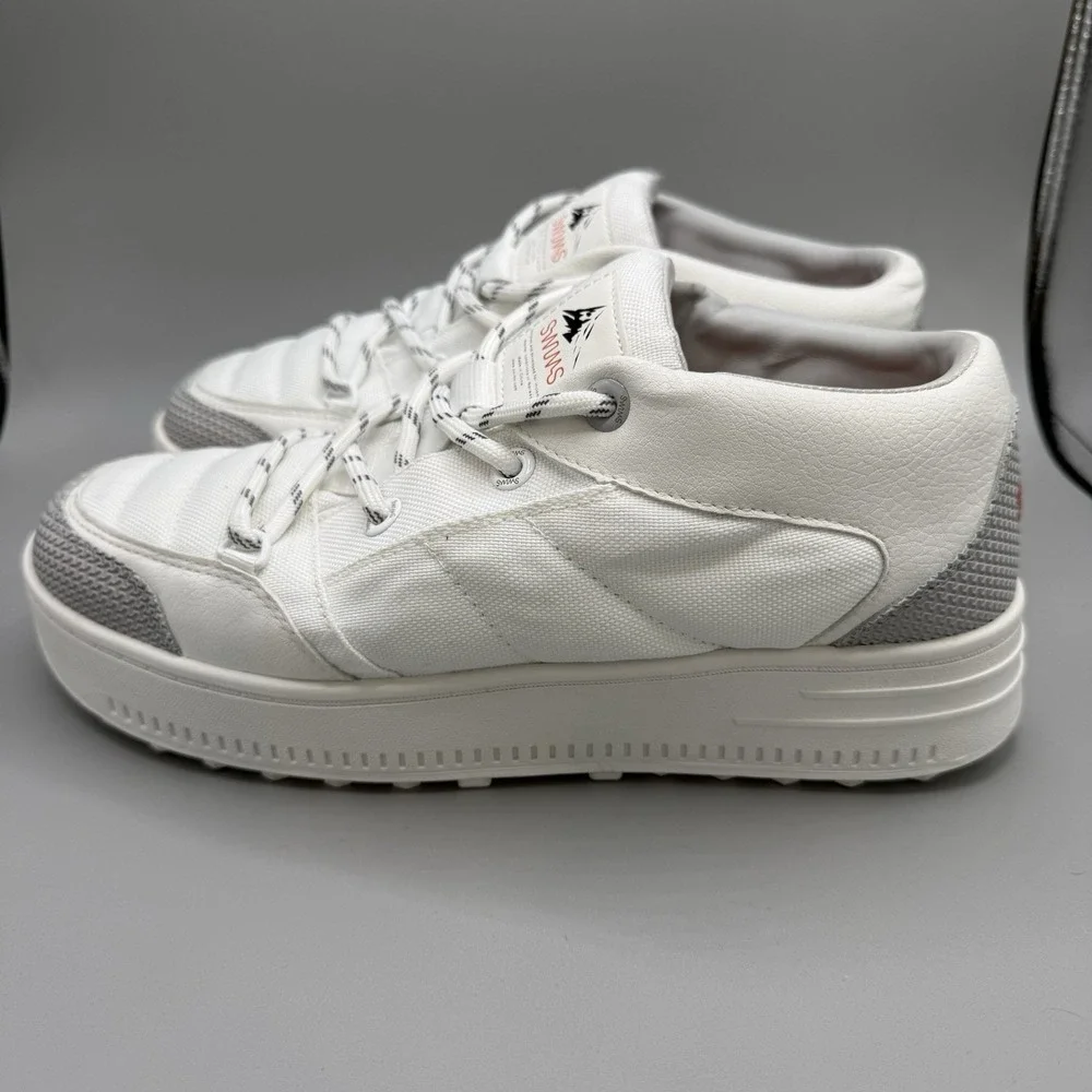 SWIMS Snow Runner‎ Low Boots Waterproof Unisex Size 8 Off-White